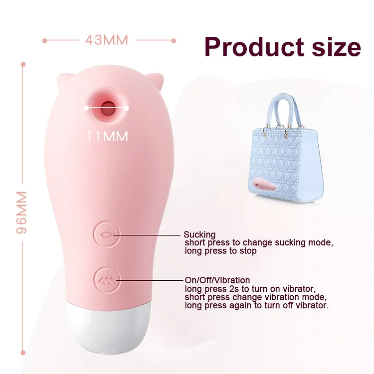 Sucking Vibrator Nipple Clitoral Stimulator Female Masturbation