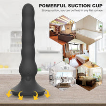 Load image into Gallery viewer, 10 Frequency Peristaltic Vibrator Anal Plug Butt Plug Prostate Massager With Suction Cup Remote Control