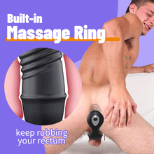 Load image into Gallery viewer, APP/Controller &amp; 9-Telescopic / Vibration &amp; Penis Ring Locking Prostate Massager