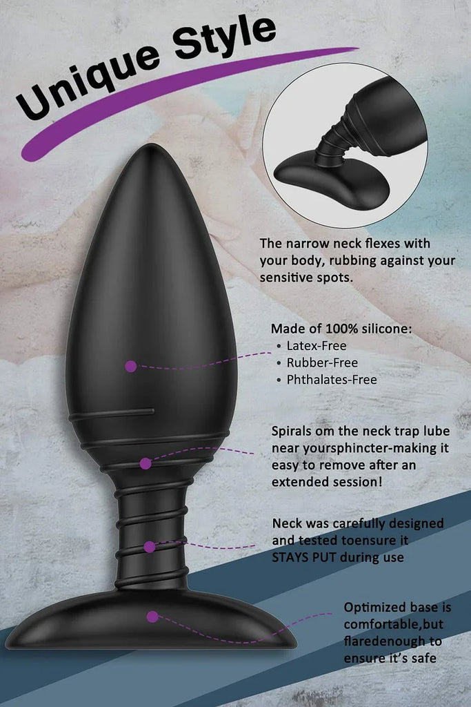 Anal Plug with Bullet Vibrator